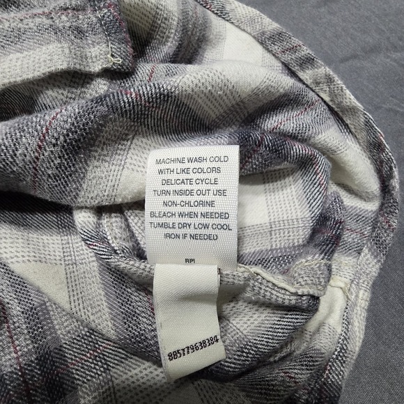 Mudd Flannel Shirt Check Pattern Womens Large - Picture 7 of 13